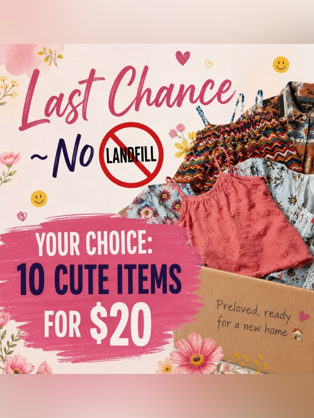 LAST CHANCE rescue, thank you! 🛟 10 Items for $20 😊 •LIVE SHOW Unlisted Items•